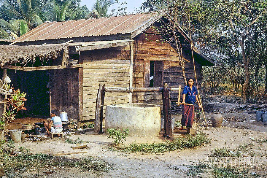 Домик в тайской деревне