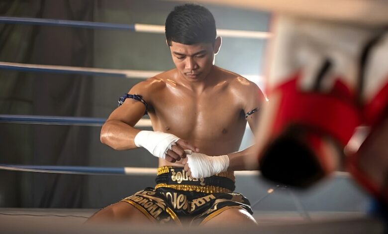 Боец тайского бокса